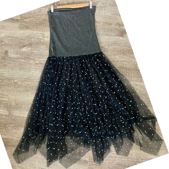 NWOT Kenzo Strapless Tulle Maxi Dress - Picture 8 of 16